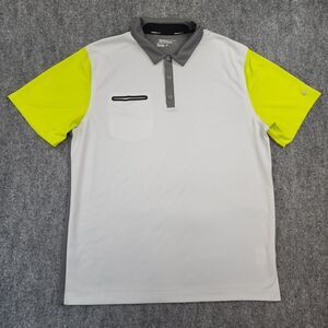 Nike Golf Shirt Mens XL Colorblock Tour Performance Polo DriFit Casual Golf